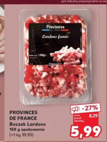 Boczek Lardons Provinces de France