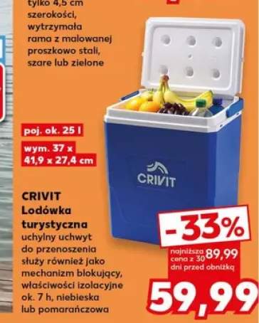 Lodówka turystyczna Crivit 25 l