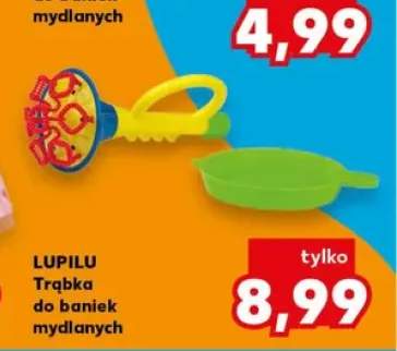 Trąbka do baniek mydlanych Lupilu