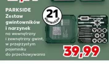 Zestaw gwintowników i narzynek Parkside