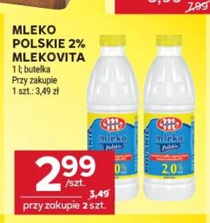 Mleko polskie 2% Mlekovita