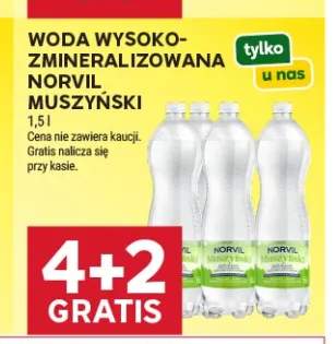Woda wysokozmineralizowana Norvil Muszyński
