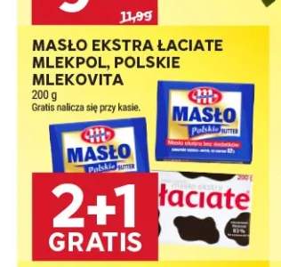 Masło ekstra Łaciate Mlekpol +1 wariant