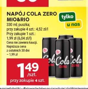 Napój Cola Zero Mio&Rio