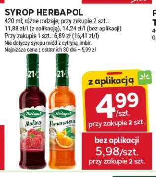 Syrop Herbapol Malina +1 wariant