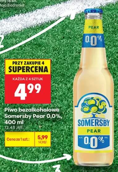 Piwo bezalkoholowe Somersby Pear