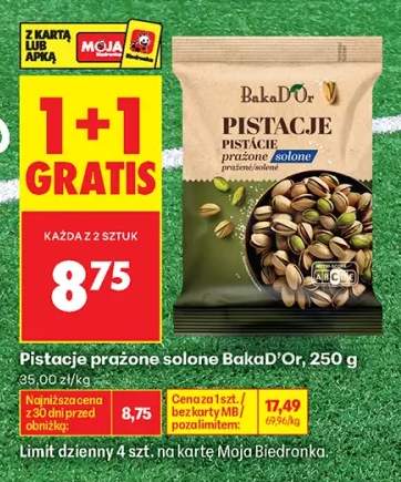 Pistacje prażone solone BakaD'Or