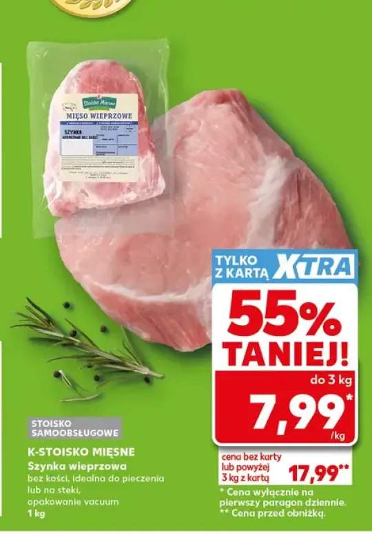 Szynka wieprzowa bez kości K-Stoisko Mięsne