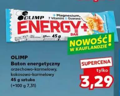 Baton energetyczny Olimp Energy+ orzechowo-karmelowy +1 wariant