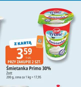 Śmietanka Zott Primo 30%
