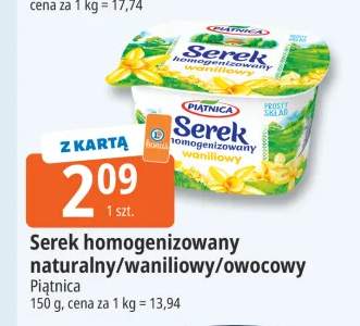 Serek homogenizowany naturalny Piątnica +2 warianty