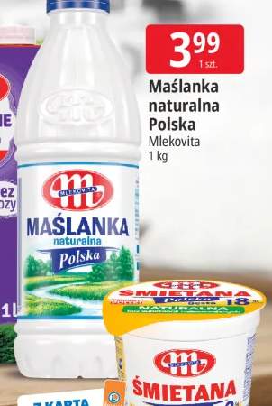 Maślanka naturalna Polska Mlekovita