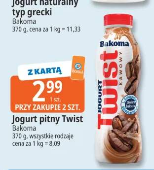 Jogurt pitny Twist Bakoma