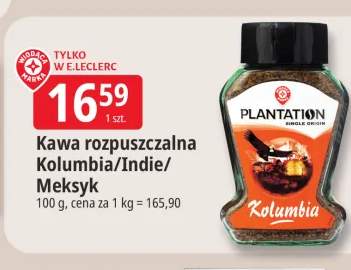 Kawa rozpuszczalna Plantation Kolumbia +2 warianty