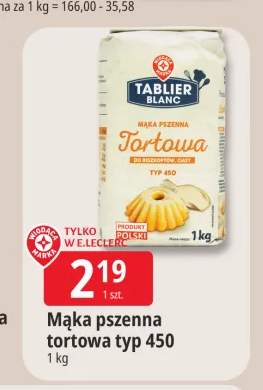 Mąka pszenna tortowa typ 450 Tablier Blanc
