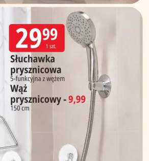 Słuchawka prysznicowa 5-funkcyjna z wężem +1 wariant