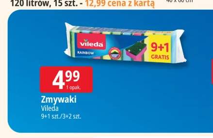 Zmywaki Vileda Rainbow 9+1-pak