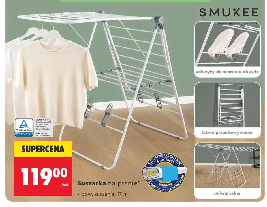 Suszarka na pranie Smukee 17 m