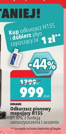 Odkurzacz pionowy mopujący Dreame H15S 21 kPa z funkcją samoczyszczenia i suszenia