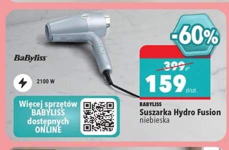 Suszarka do włosów BaByliss Hydro Fusion niebieska