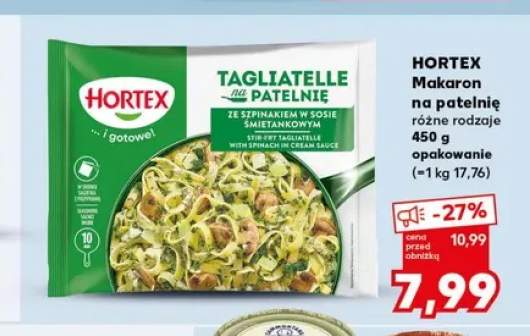 Makaron na patelnię Tagliatelle ze szpinakiem Hortex