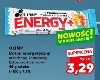 Baton energetyczny Olimp Energy+ Bar orzechowo-karmelowy +1 wariant