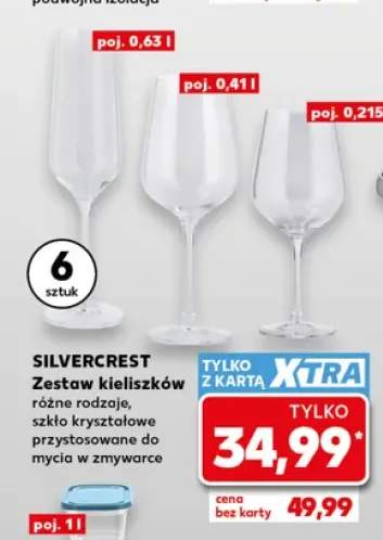 Zestaw kieliszków SILVERCREST