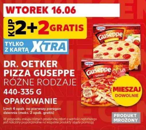 Pizza Dr. Oetker Guseppe 4 Cheese +1 wariant