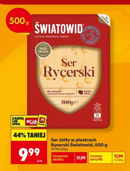 Ser żółty w plastrach Rycerski Światowid