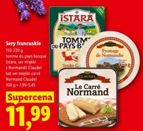 Ser francuski Tomme du Pays Basque Istara +2 warianty