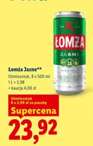 Piwo Łomża Jasne 8-pak