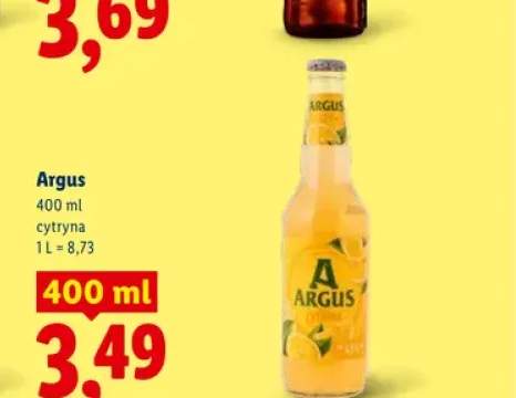 Piwo Argus Cytryna