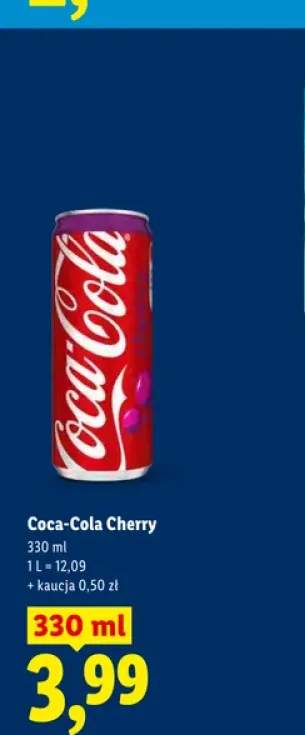 Napój gazowany Coca-Cola Cherry