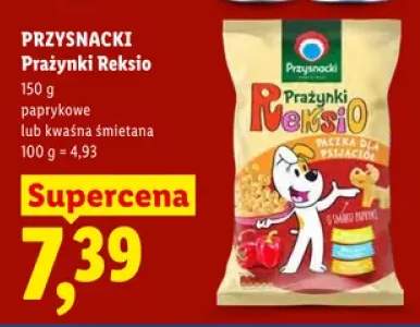Prażynki Reksio Przysnacki paprykowe +1 wariant