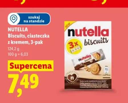 Ciasteczka z kremem Nutella Biscuits 3-pak