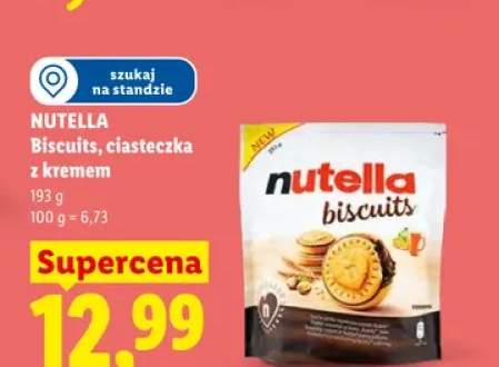Ciasteczka z kremem Nutella Biscuits