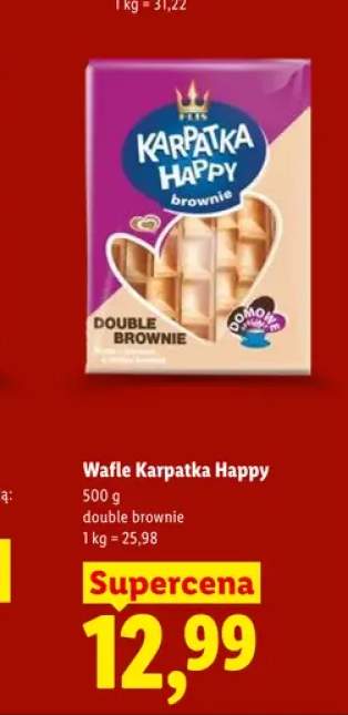 Wafle Karpatka Happy Double Brownie Flis