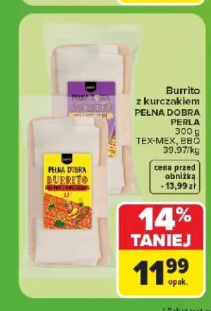 Burrito z kurczakiem Tex-Mex Perla +1 wariant