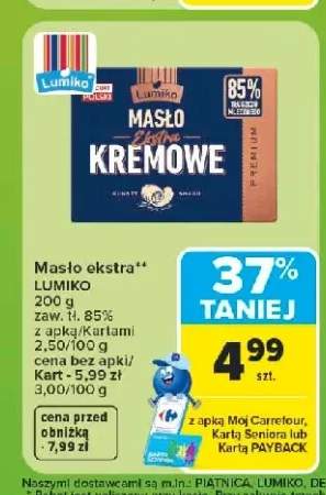 Masło ekstra Lumiko