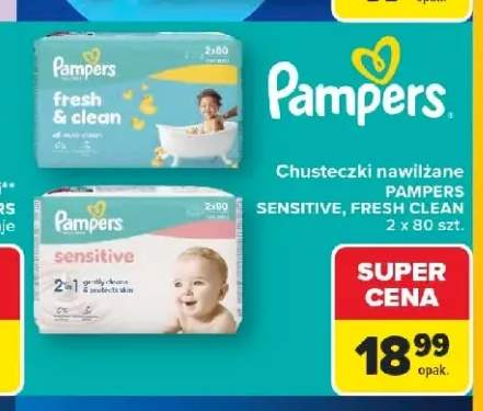 Chusteczki nawilżane Pampers Sensitive 2-pak +1 wariant