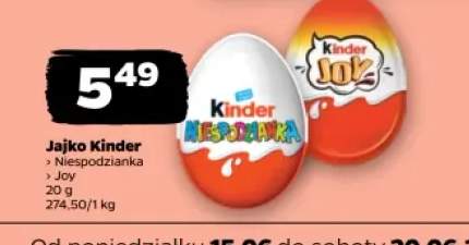 Jajko Kinder Niespodzianka +1 wariant