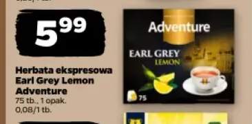Herbata ekspresowa Earl Grey Lemon Adventure