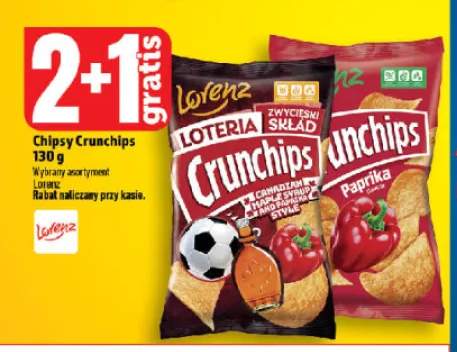 Chipsy Crunchips Paprika Lorenz +1 wariant