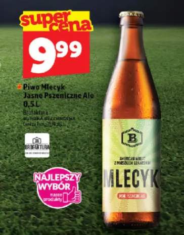 Piwo Brofaktura Mlecyk Jasne Pszeniczne Ale