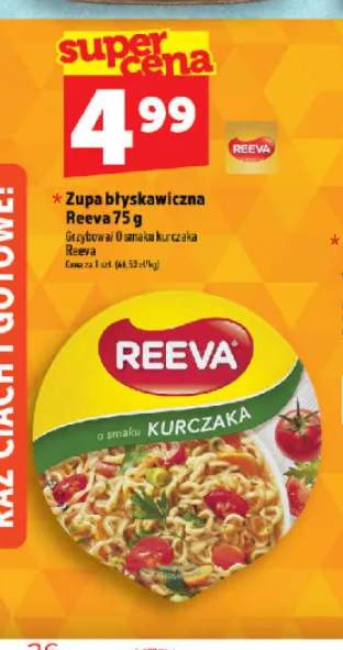 Zupa błyskawiczna Reeva grzybowa +1 wariant