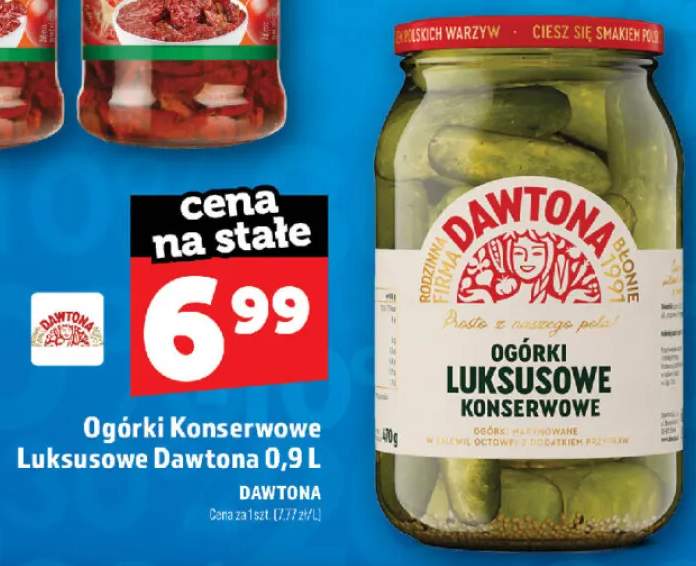 Ogórki konserwowe luksusowe Dawtona