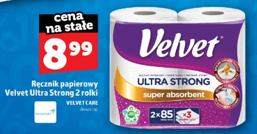 Ręcznik papierowy Velvet Ultra Strong