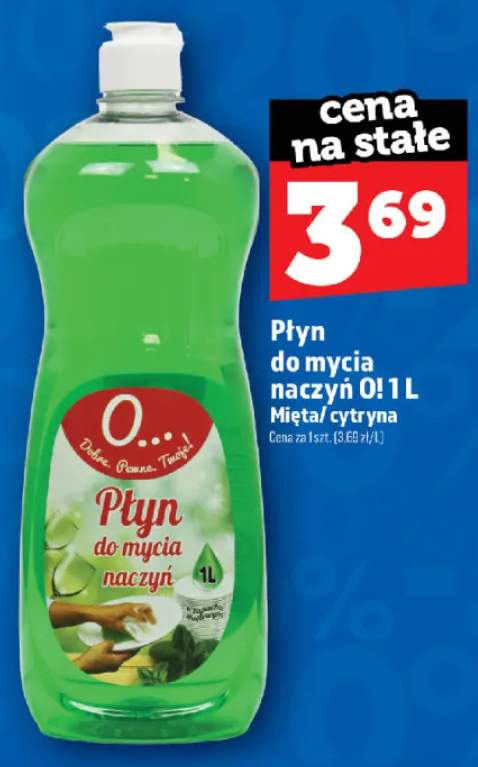 Płyn do mycia naczyń O! Mięta +1 wariant