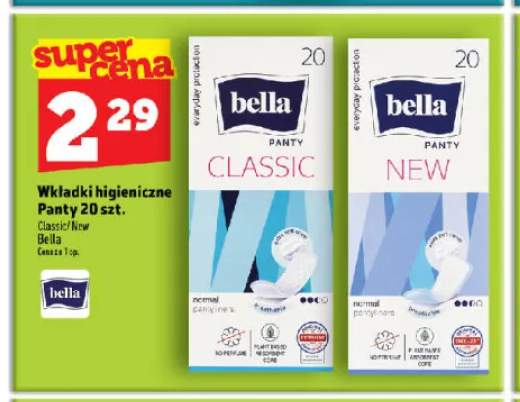 Wkładki higieniczne Bella Panty Classic +1 wariant