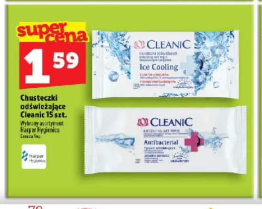 Chusteczki odświeżające Cleanic Ice Cooling +1 wariant